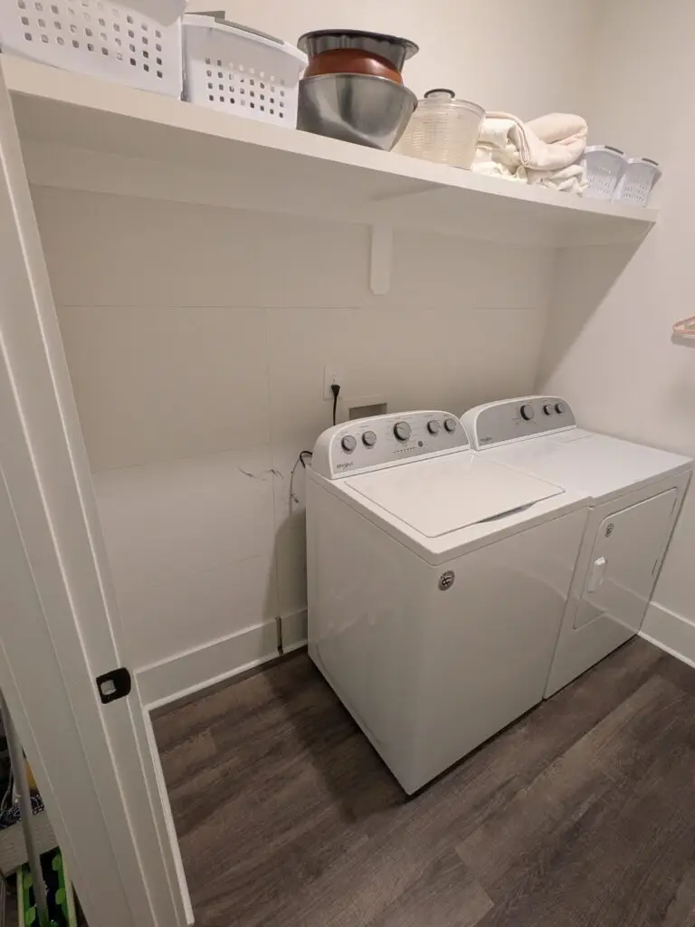 Custom Laundry Room Shelving Installation in Ocean Isle Beach — brunswick county