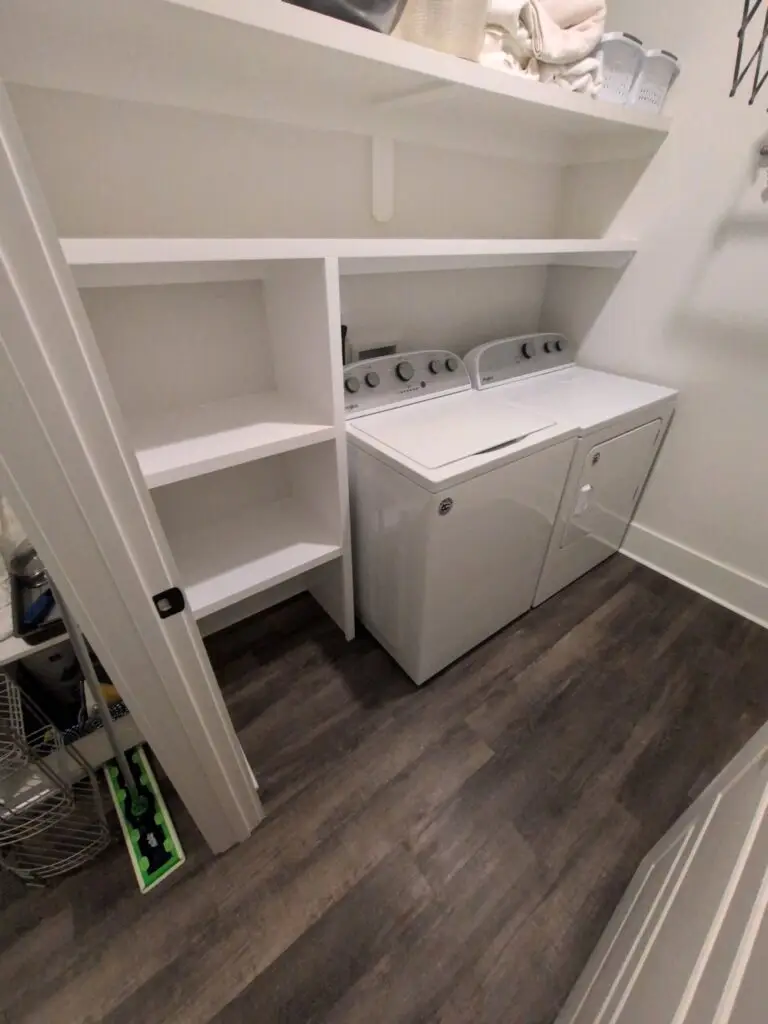 Custom Laundry Room Shelving Installation in Ocean Isle Beach — custom laundry room shelving installation