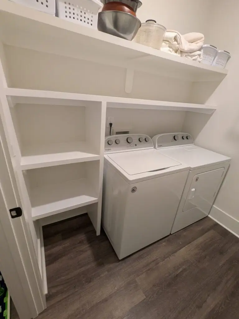 Custom Laundry Room Shelving Installation in Ocean Isle Beach